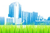 Green City Skyline