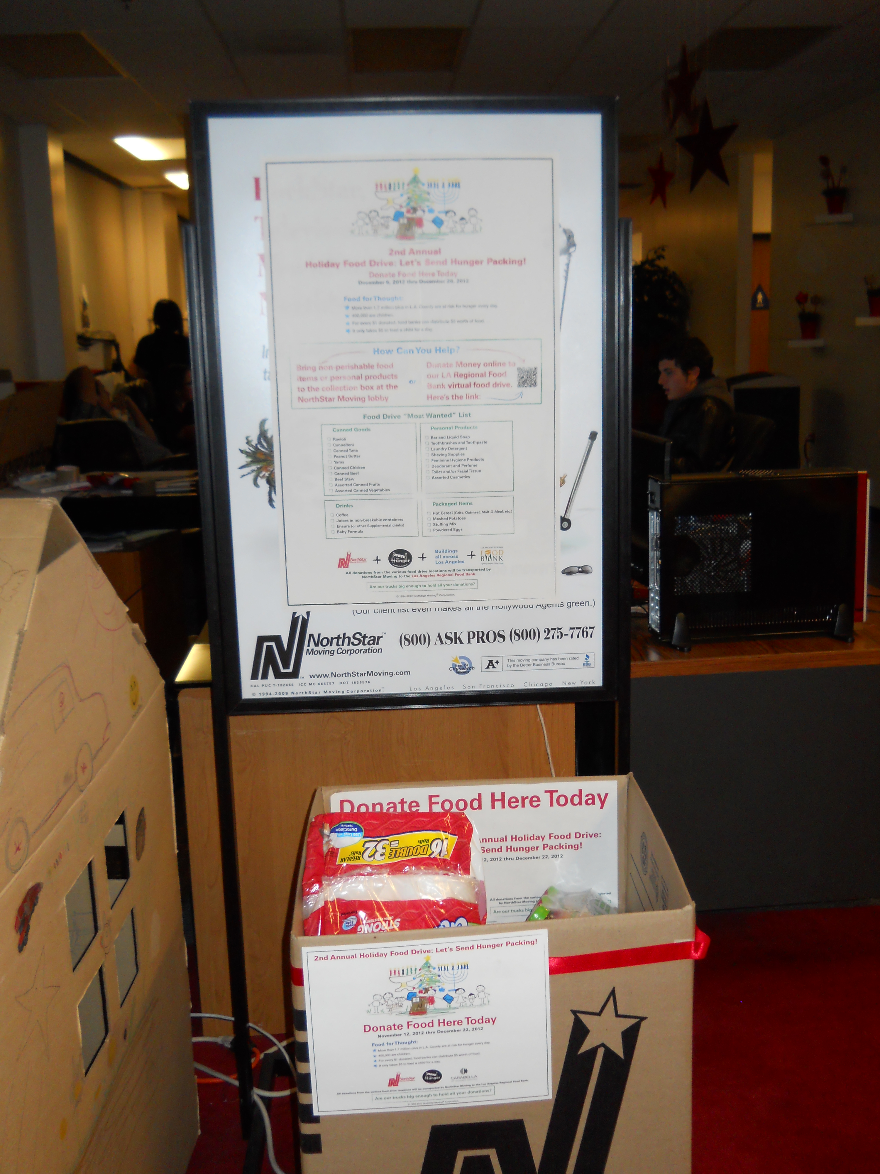 2nd Annual Holiday Food Drive Update! Moving Happiness Home