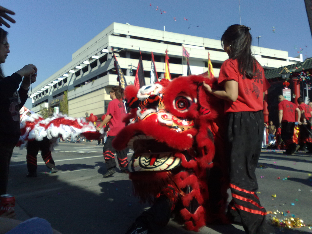 Chinese New Year Parade in Los Angeles Chinese New Year Parade