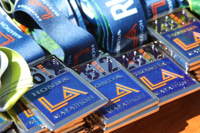 2012 Honda LA Marathon Medals 2012 Honda LA Marathon Medals