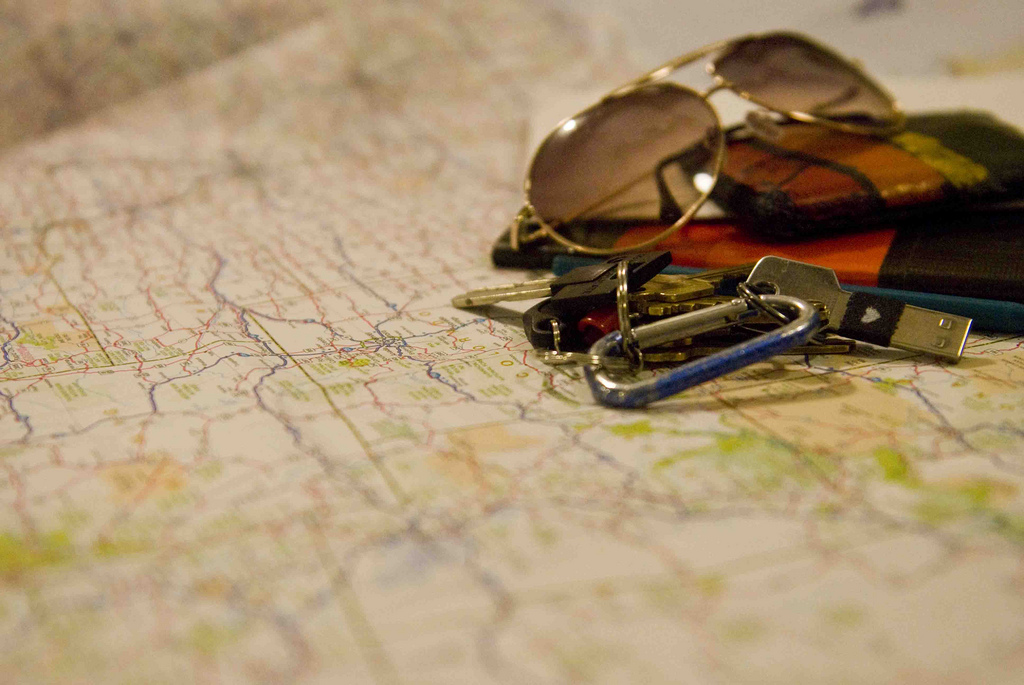 Road Map Family Road Trip Map