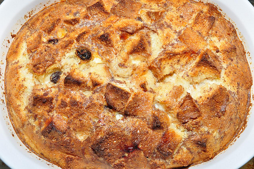 Vegetarian Recipes: Bread Pudding (Photo by jeffreyw)