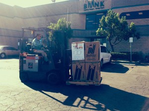 Delivering To The Los Angeles Regional Food Bank