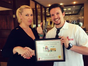 Rachel Bernard Receives Her Super Volunteer Award