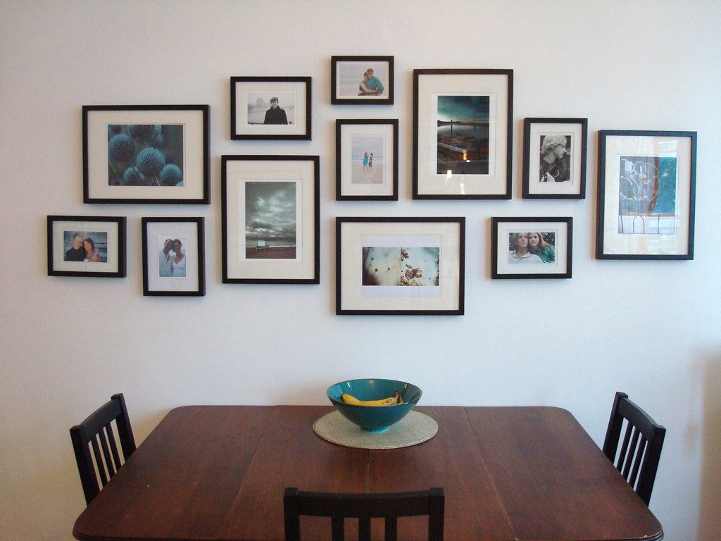 New Picture Arrangements On Walls 