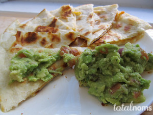 quesadillas with quick guacamole by mallydally (CC BY-ND 2.0)