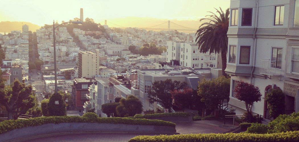 Lombard Street San Francisco at Sunrise by nan palmero (CC BY 2.0)