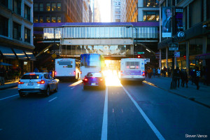 Chicagohenge 9 days early by Steven Vance (CC BY 2.0)